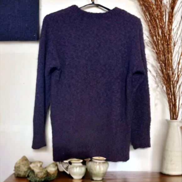 SANCTUARY NAVY BLUE TEDDY BEAR SWEATER SIZE L - Picture 3 of 7